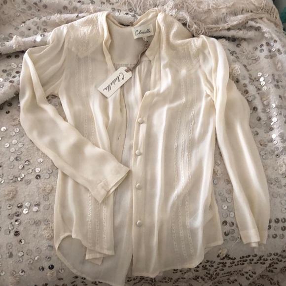 Cleobella Silk Blouse - Picture 3 of 4